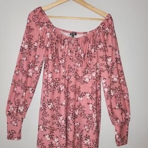 Long sleeve Lily Rose floral dress - small